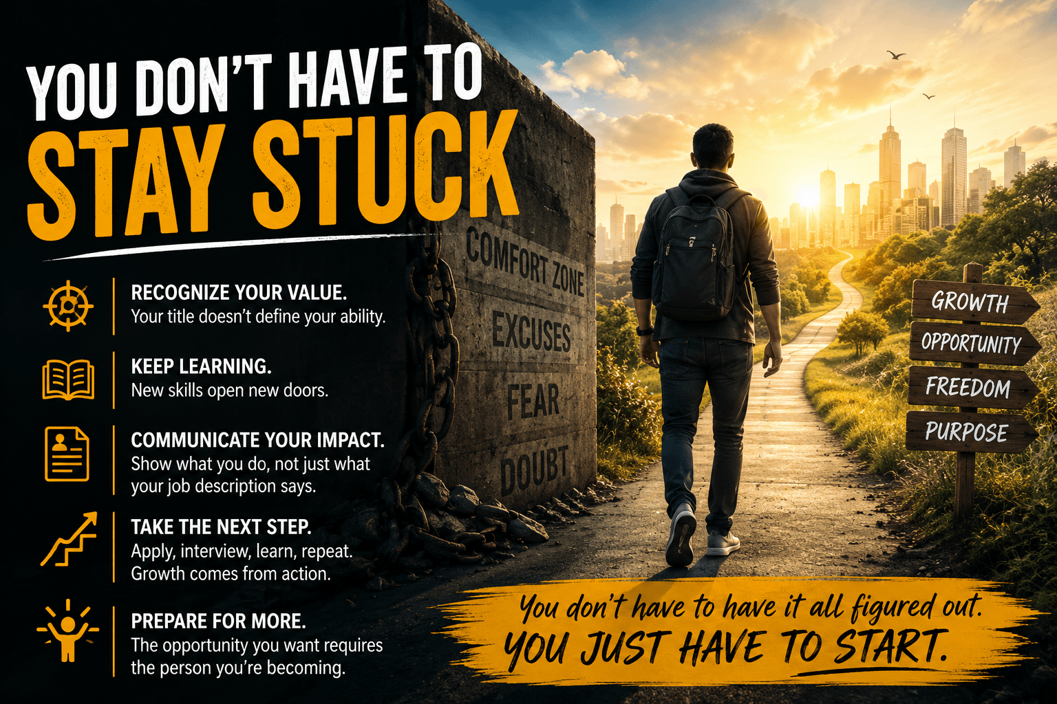 You Do Not Have to Stay Stuck